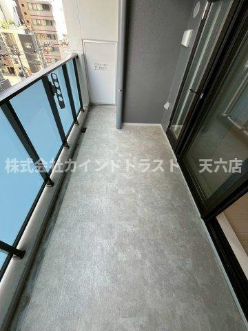 シエリア梅田豊崎のバルコニー|暖かな日差しのふりそそぐバルコニー