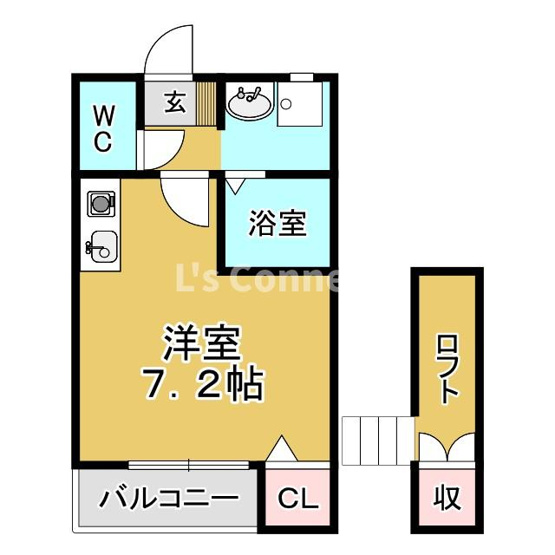 【間取り】 | ラ・プチット・メゾン五橋
