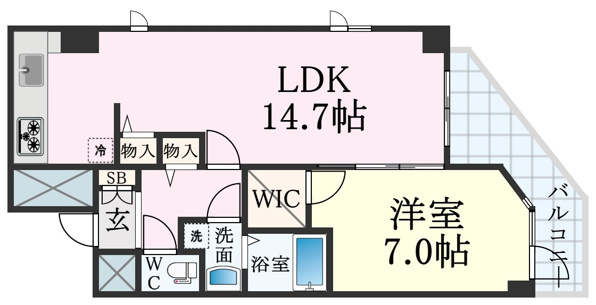 ☆3面採光となっており明るいお部屋！