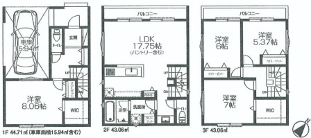 上池袋4丁目売地の地図