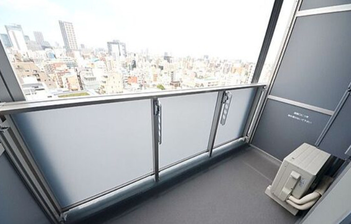 ヒューリック浅草橋江戸通のバルコニー