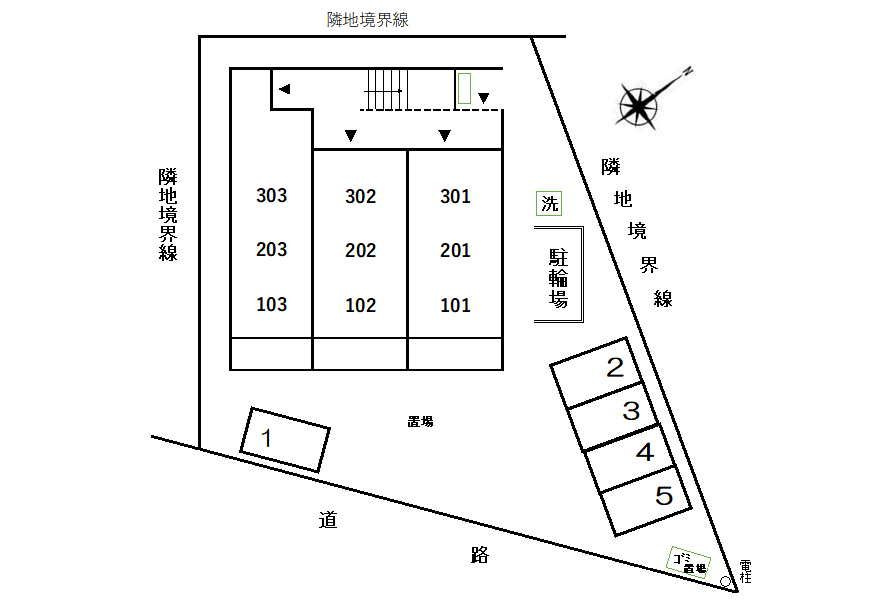 ザ　ルミナス　トキワの区画図