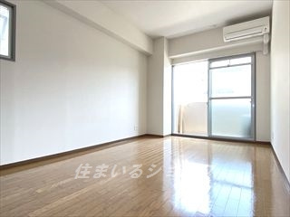 広島市安佐北区口田４丁目の賃貸マンションの居間・リビング|エアコン付き