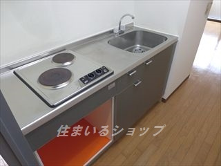 グリーンヒルズ高陽のキッチン|２口コンロ付き
