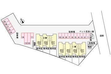 ユーキー１の駐車場