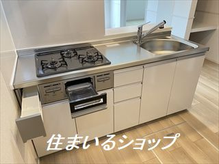 ユーキー１のキッチン|３口ガスコンロ・グリル付き