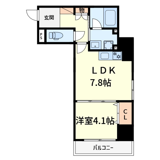 【間取り】 | 山崎マンション16 高槻芥川
