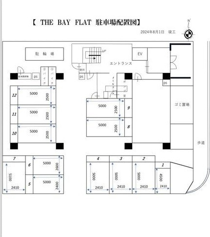 THE BAY FLAT(ザベイフラット)の区画図