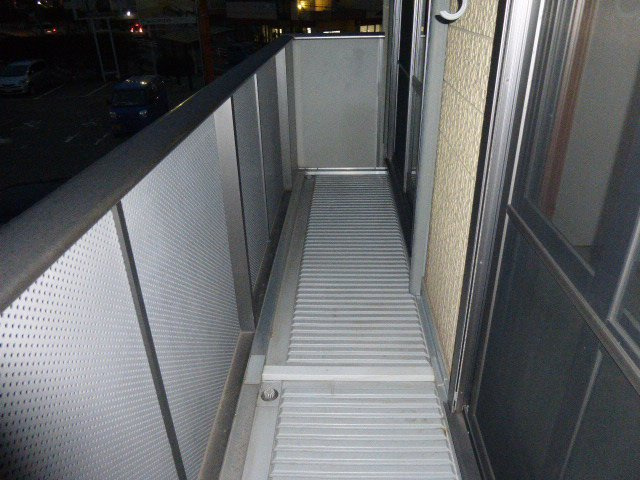 高砂市米田町米田のハイツのバルコニー