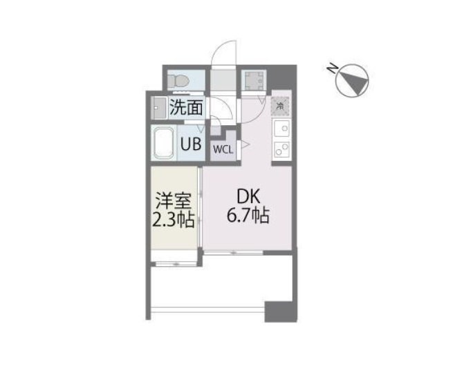 アルティザ博多南リバーフロントの間取り|使いやすい間取りです。