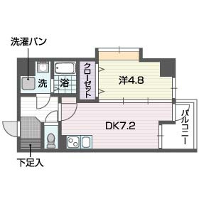 レキシントンスクエア駅東の間取り|使いやすい間取りです。