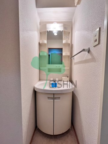 ジェイド博多の洗面所|シンプルで使いやすい洗面台です！