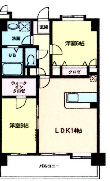 ソレアード空港南の間取り|使いやすい間取りです。
