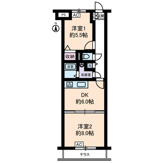 【間取り】 | クリオ辻堂参番館