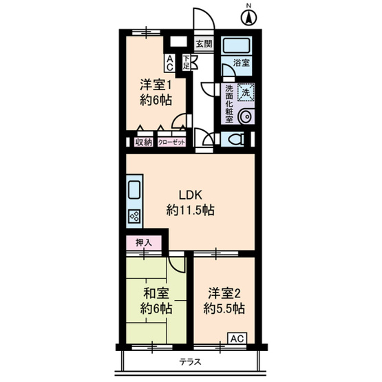 【間取り】 | クリオ辻堂参番館