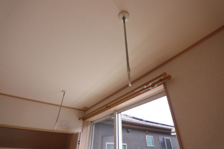 雨の日でも洗濯物が干せます