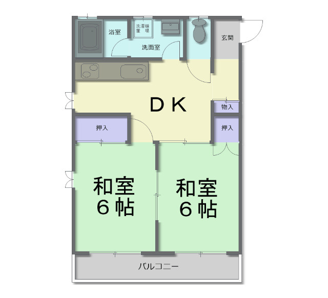 ユーロスポットタカダの間取り