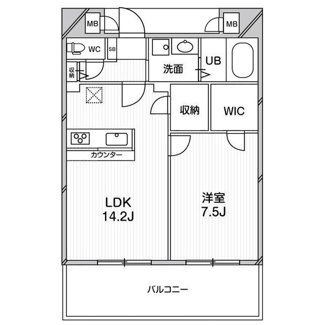 【間取り】 | ルクレ阿波座レジデンス
