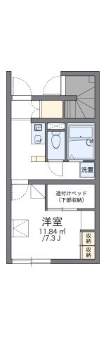 レオパレスＫｉｓａｋｕの間取り
