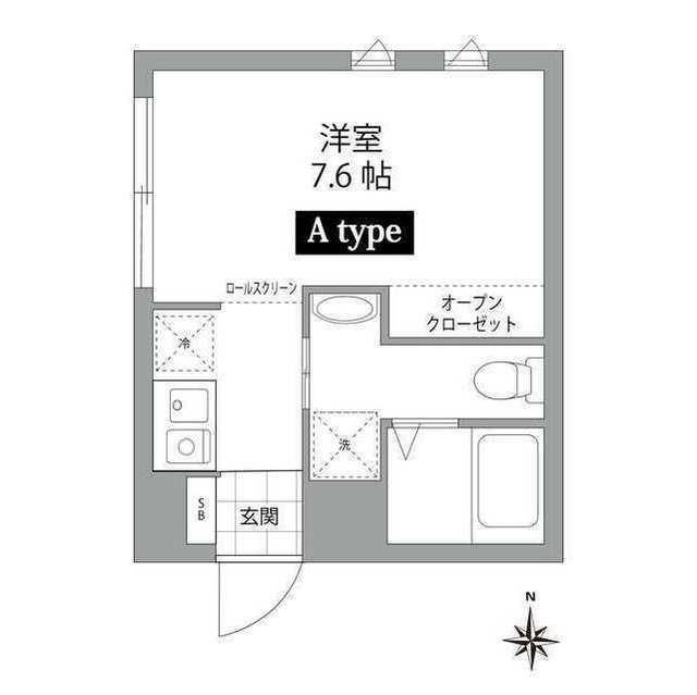 カーサピアッツァ新宿西落合の間取り|間取り図