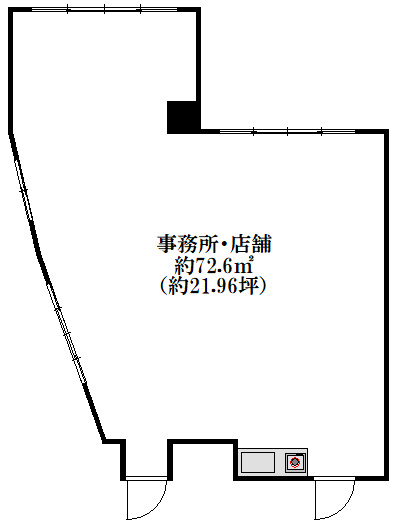 港区高輪１丁目の店舗事務所の画像