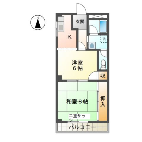 エクセルタウンの間取り