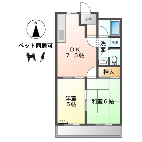 グレイス２１の間取り