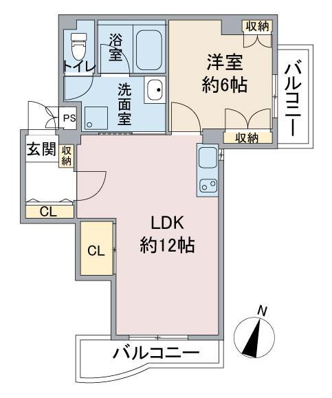 レジデンス池之浦の間取り