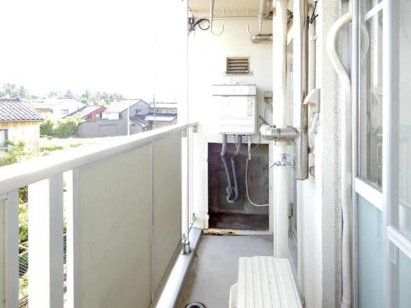 ビレッジハウス堀岡2号棟のバルコニー|ビレッジハウスの同一物件・同一タイプの間取りの写真です
