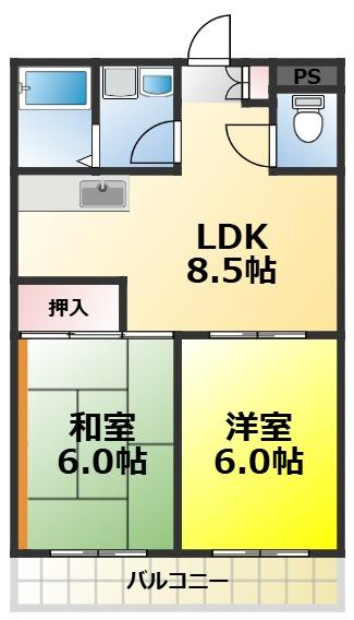 サンモール三笠の間取り