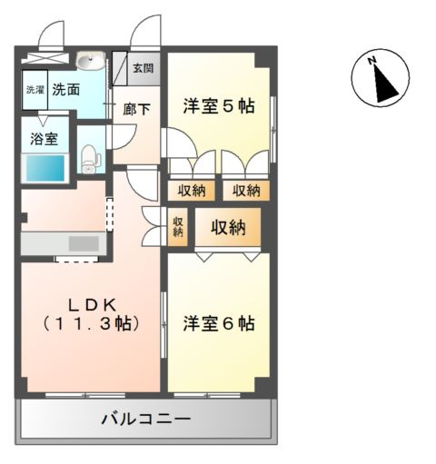 ＧＲＥＥＮ　ＰＩＡの間取り