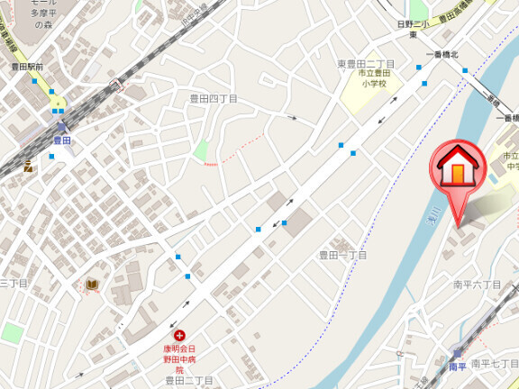エルムコートの地図