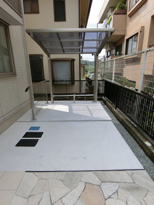 屋根付きの駐輪場♪