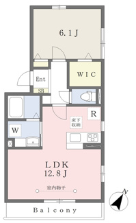 43.88平米の1ＬＤＫ♪