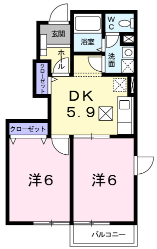 サントノーレの間取り