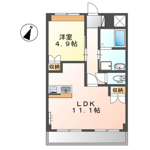 ソフィエールⅠの間取り