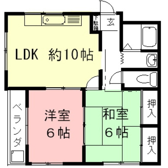 レジデンスみそのの間取り