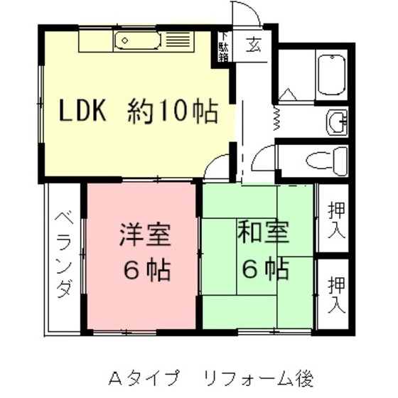 レジデンスみそのの間取り