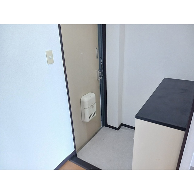 リバーハーフハイツの玄関