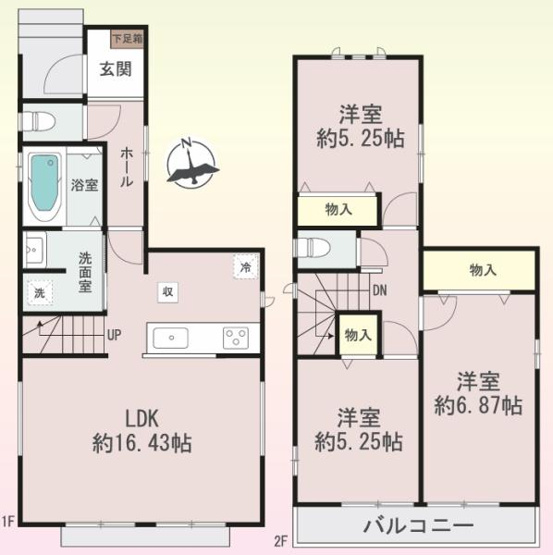 【間取り】 | 専有面積:81.45平米　間取り:3LDK！