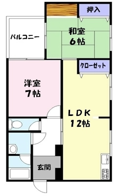 【間取り】 | ラフェスタ河崎