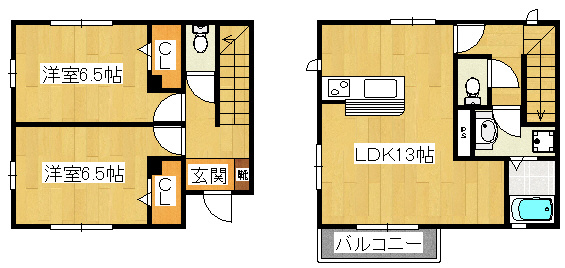 ローズパティオの間取り
