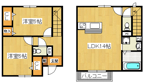 ローズパティオの間取り