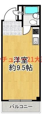 グランキューブ大正通りの間取り|★１Rの間取り★