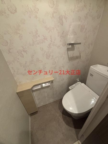 パークフラッツ弁天町駅前のトイレ|★温水洗浄暖房便座付き★