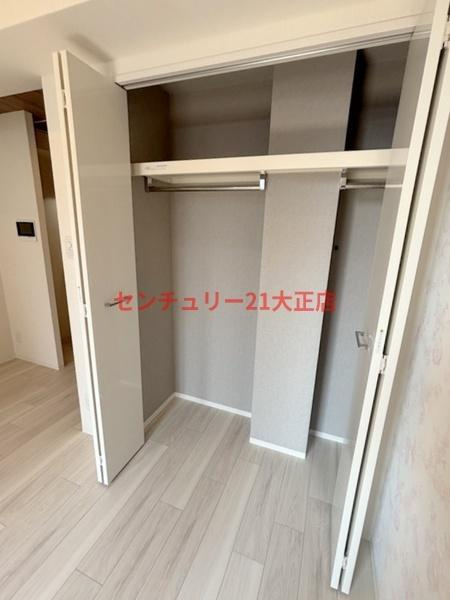パークフラッツ弁天町駅前の収納|★収納力のあるクローゼット★