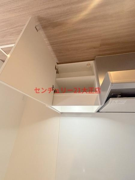 パークフラッツ弁天町駅前のキッチン|★吊戸棚ついてます★