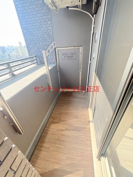 パークフラッツ弁天町駅前のバルコニー|★明るいですね★