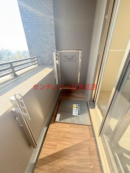 パークフラッツ弁天町駅前のバルコニー|★明るいですね★