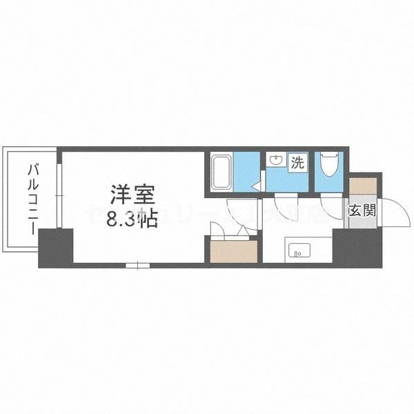 エスリードレジデンス弁天町グランデの間取り